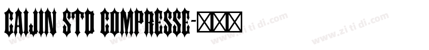 CAIJIN Std Compresse字体转换